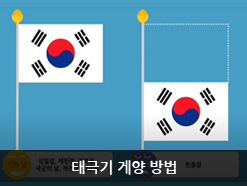 태극기 게양 방법