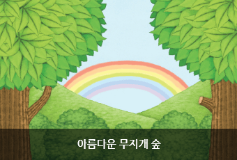 아름다운 무지개 숲