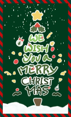 크리스마스</br>캘리그라피