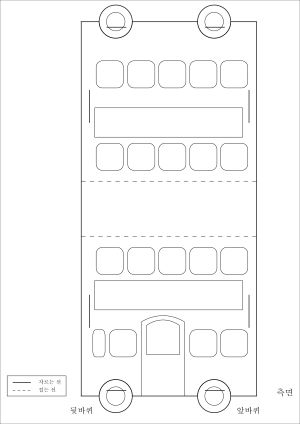 이층 버스 도안