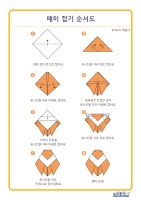 매미 접기 순서도