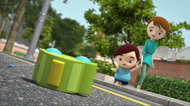 안전한 곳으로 걸어 다녀요