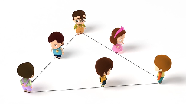 3줄 고무줄 놀이_기찻길 옆