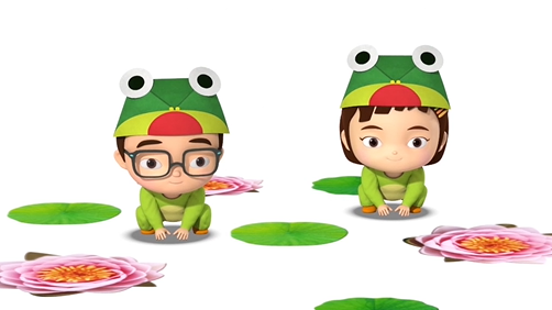 폴짝 폴짝 개구리